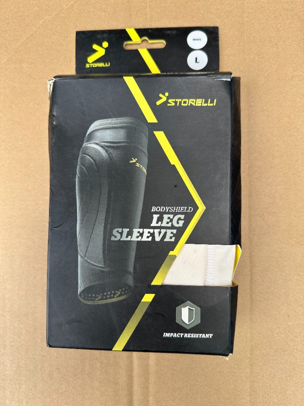 STORELLI BS LEG SLEEVE WHITE LARGE NIB